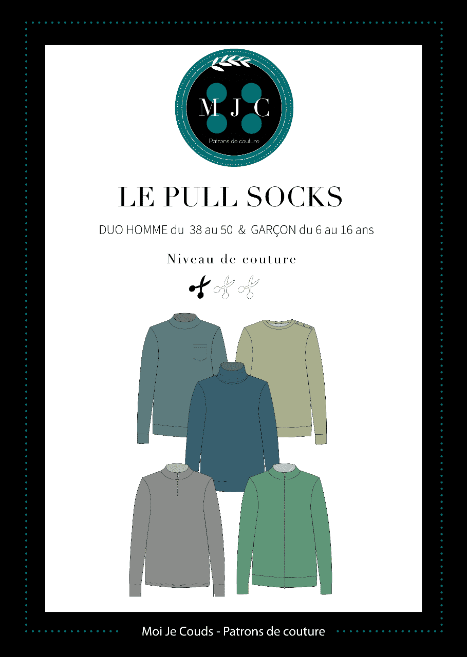 PDF-Le pull Socks Duo Homme 38-50 / Garçon 6-16 ans- VERSION
