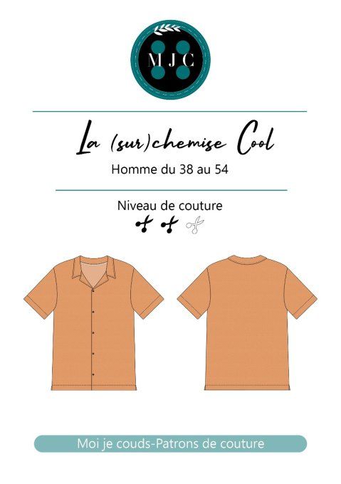 PDF-Patron La (sur)chemise Cool - VERSION NUMERIQUE  - 