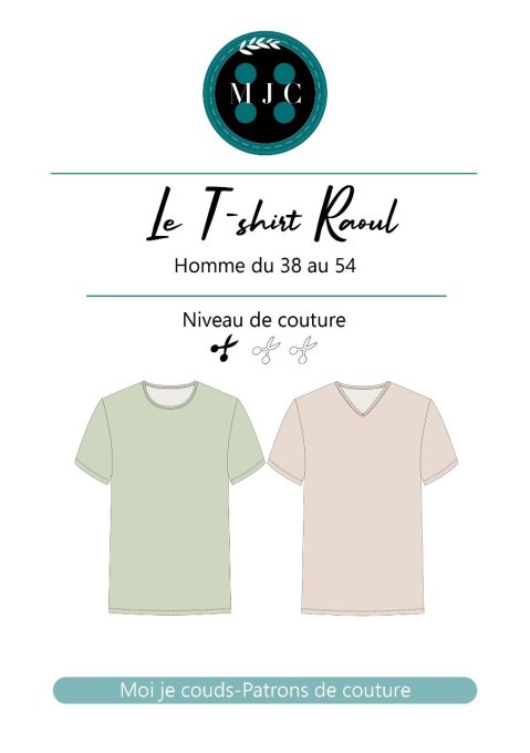 Patron T-shirt Raoul - VERSION POCHETTE-